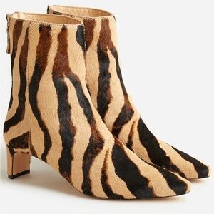 J. Crew Stevie ankle boots in calf hair